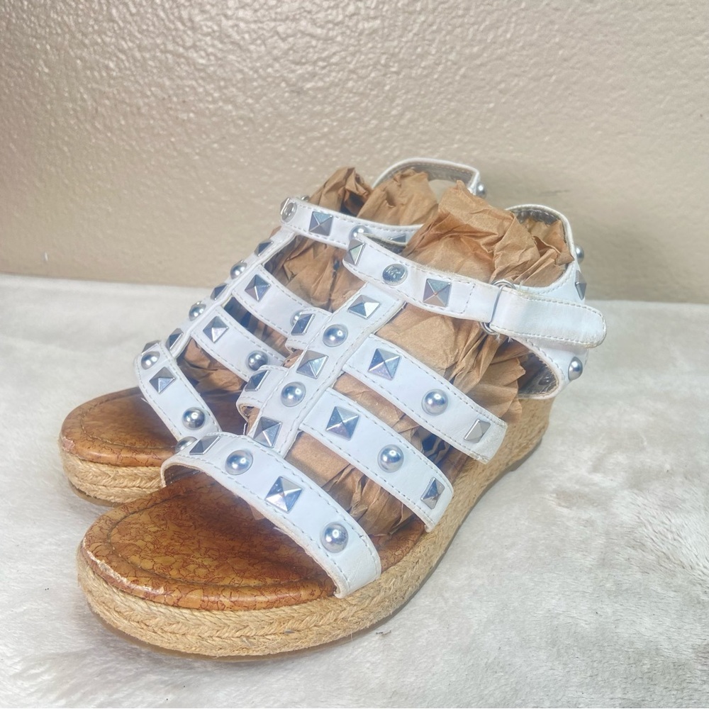 Michael Kors Studded Wedge Espadrilles - Picture 12 of 17